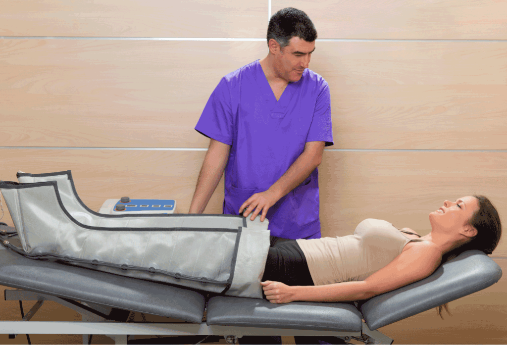 presoterapia para rehabilitación con fisio